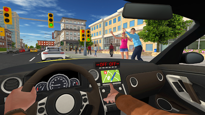 Free Download Crazy Taxi 2D for Java - App