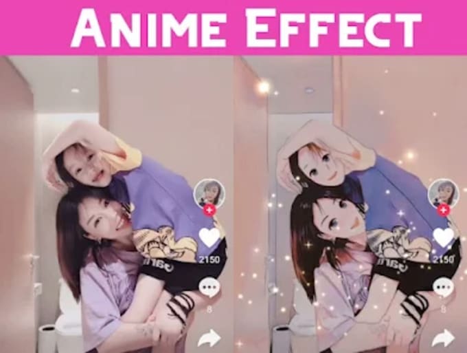 Ai Manga Filter TikTok Effect Link 2023 3 Templates