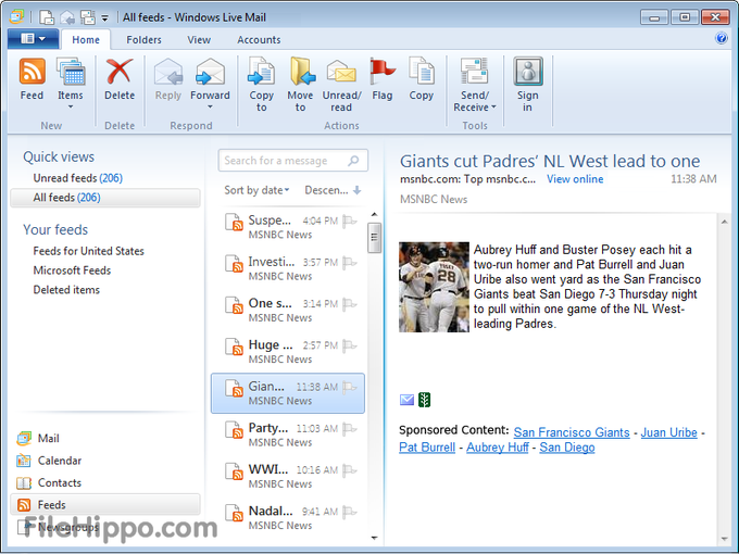 windows live mail calendar reminders