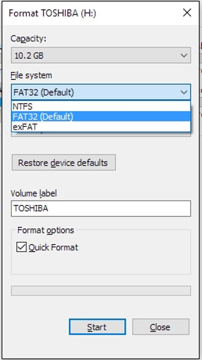 fat32 format app