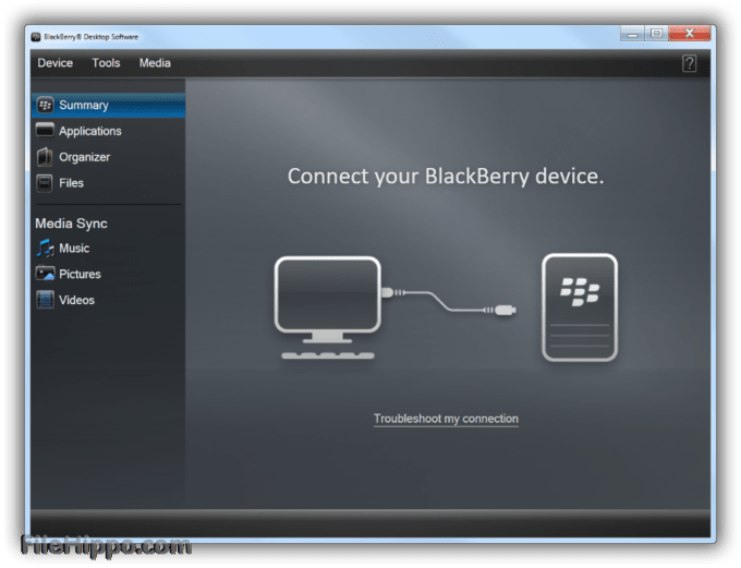 where is the blackberry desktop manager