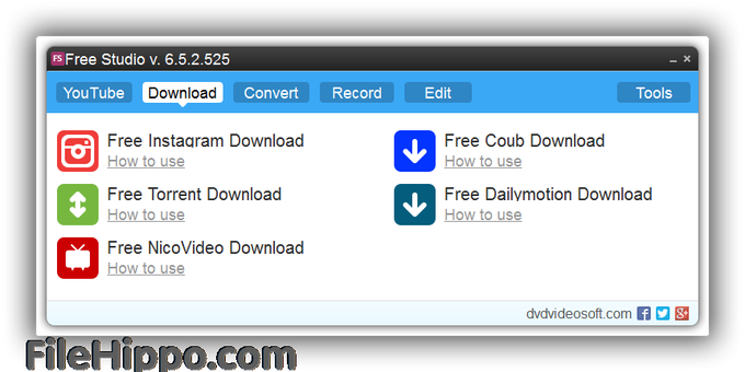 DVDVideoSoft Free Studio Free Download