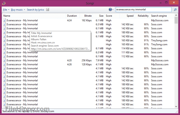 Aptitud Buena suerte prisa Descargar Songr 2.1 para Windows - Filehippo.com