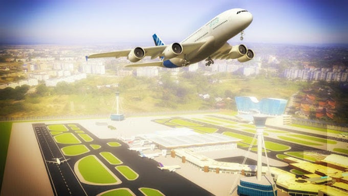 Open World City Airplane Flying Pilot 3D: Flight Simulator Plane  Games::Appstore for Android