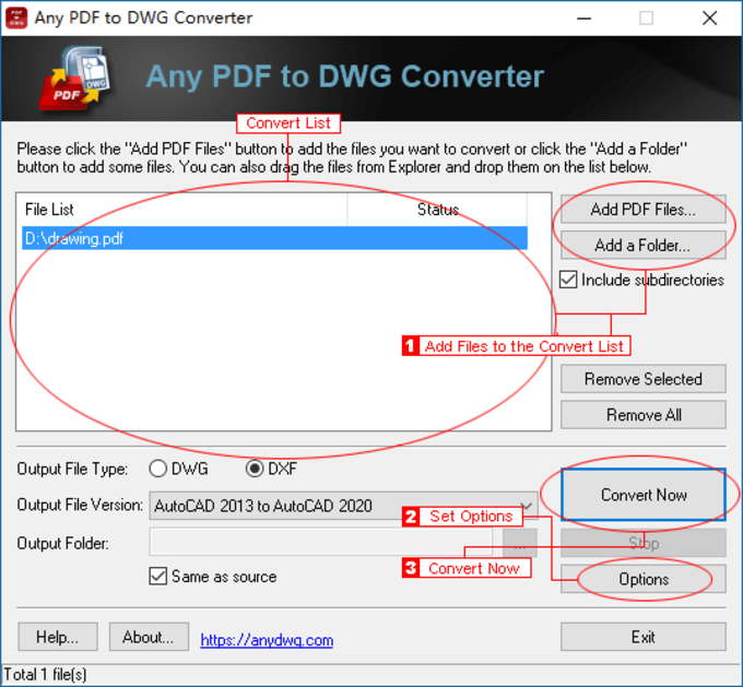 carbón Universal Tantos Descargar Any PDF to DWG Converter 2020 para Windows - Filehippo.com