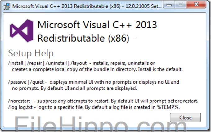 roble aspecto Sentimental Descargar Visual C++ Redistributable Packages for Visual Studio 2013 2013  para Windows - Filehippo.com