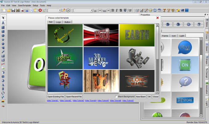Download Aurora 3D Text & Logo Maker  for Windows 
