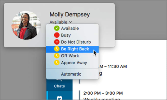 skype for business automation for mac os x