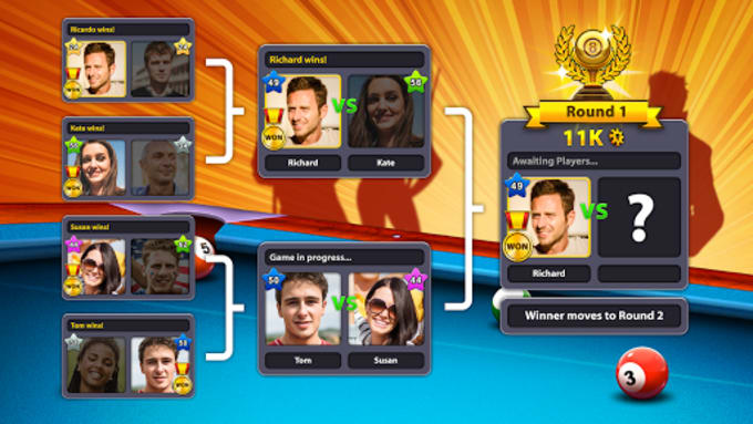 8 ball billiard offline online Game for Android - Download