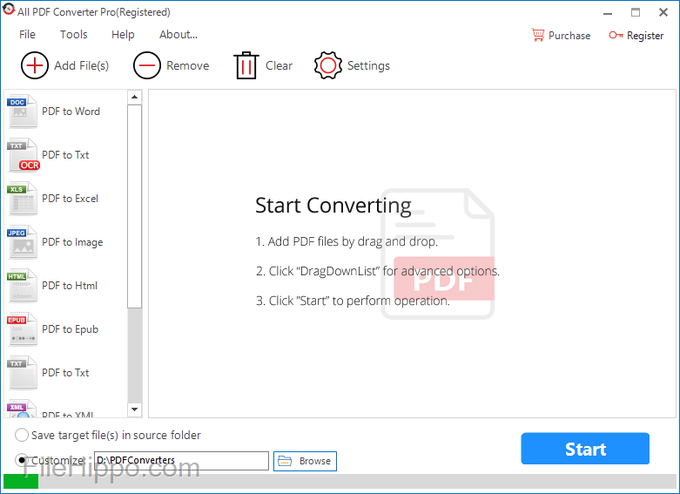 download pdf converter filehorse