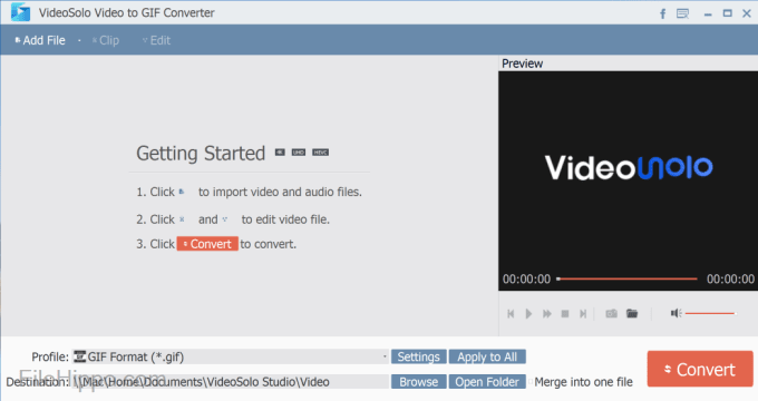 video solo free video to gif converter