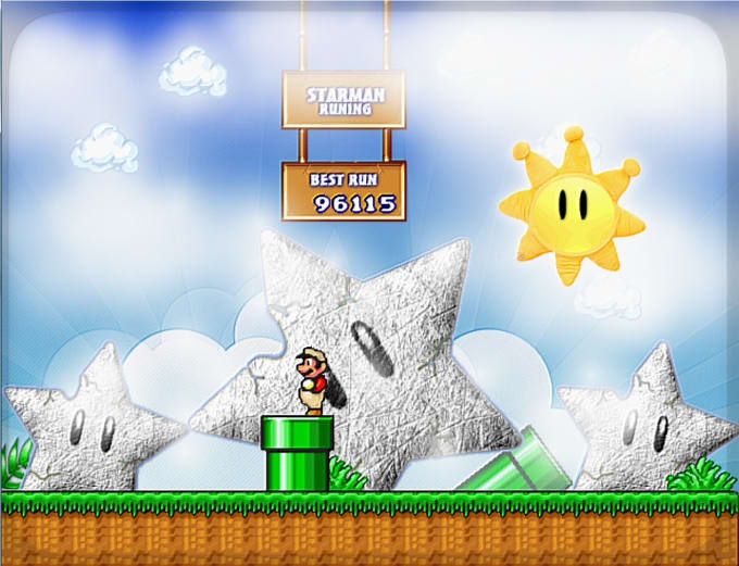 Malware no jogo gratuito Super Mario 3: Mario Forever
