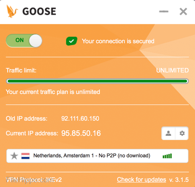 Download Goose Vpn For Mac 18 For Mac Filehippo Com