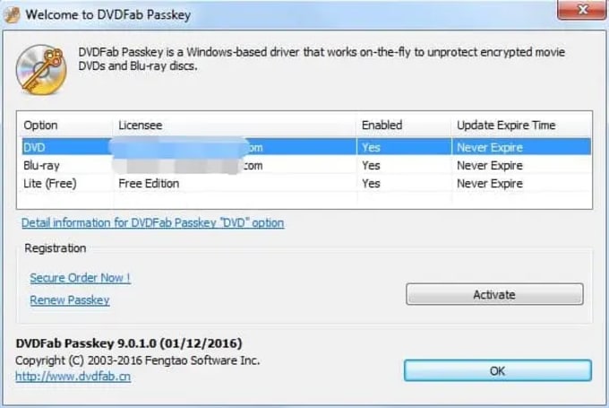 DVDFab Passkey Lite 13.0.0.3 Crack + Keygen Download 2024