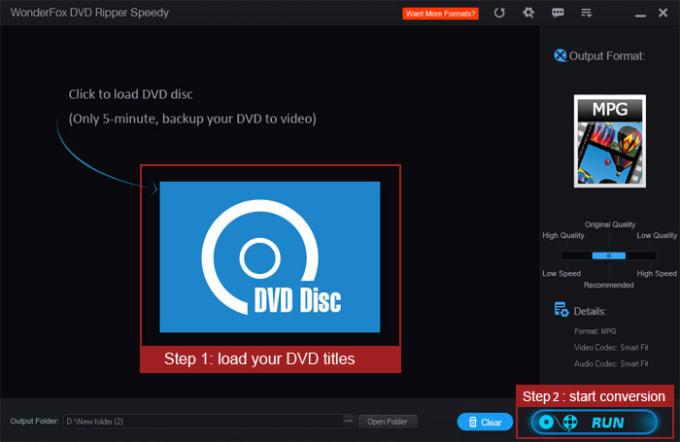 Windows用のwonderfox Dvd Ripper Speedy 19 0をダウンロード Filehippo Com
