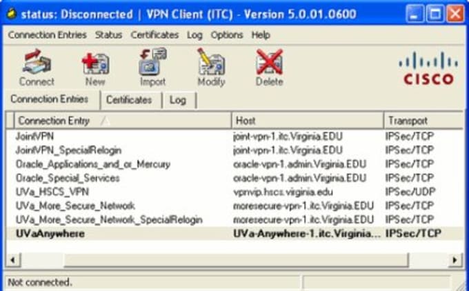 cisco vpn client 5.0.07 32 bit free download