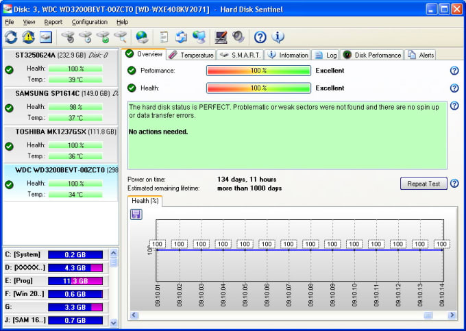 Descargar Hard Disk Sentinel 5.70.8 para Windows - Filehippo.com