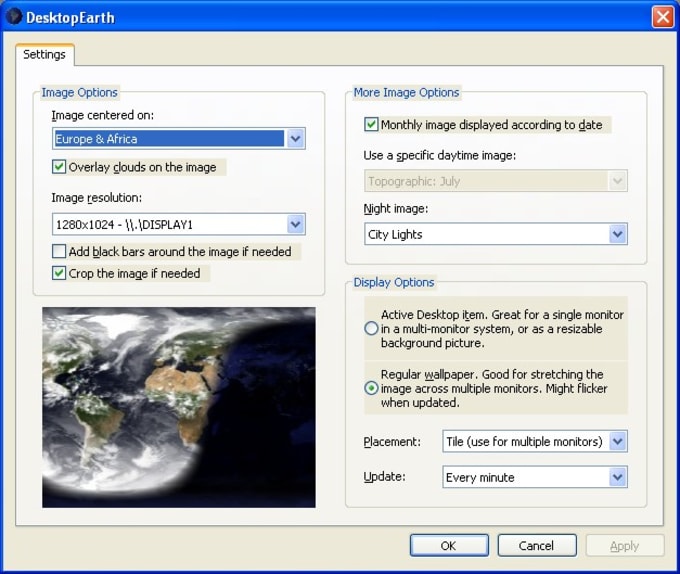 Download Desktop Earth  for Windows 