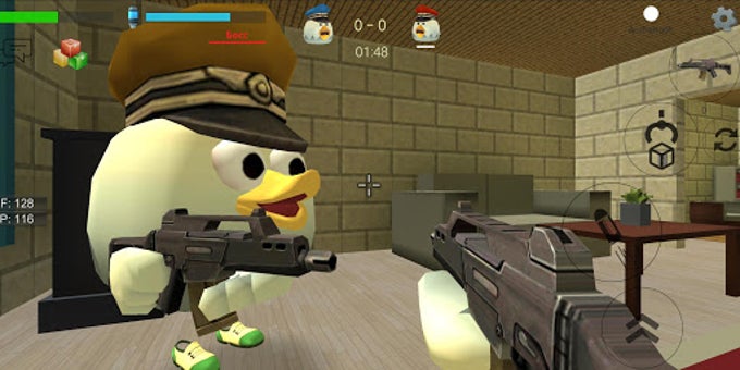 weird chicken gun animatoni