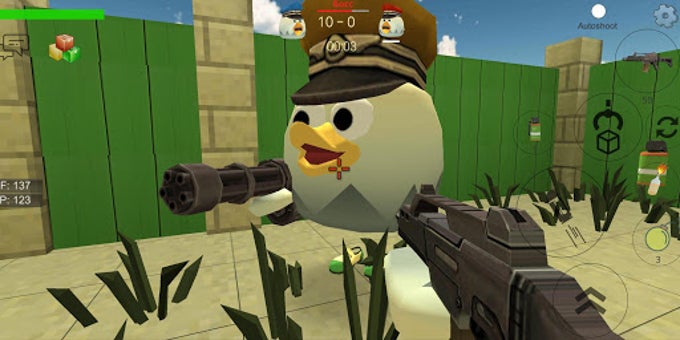 weird chicken gun animatoni