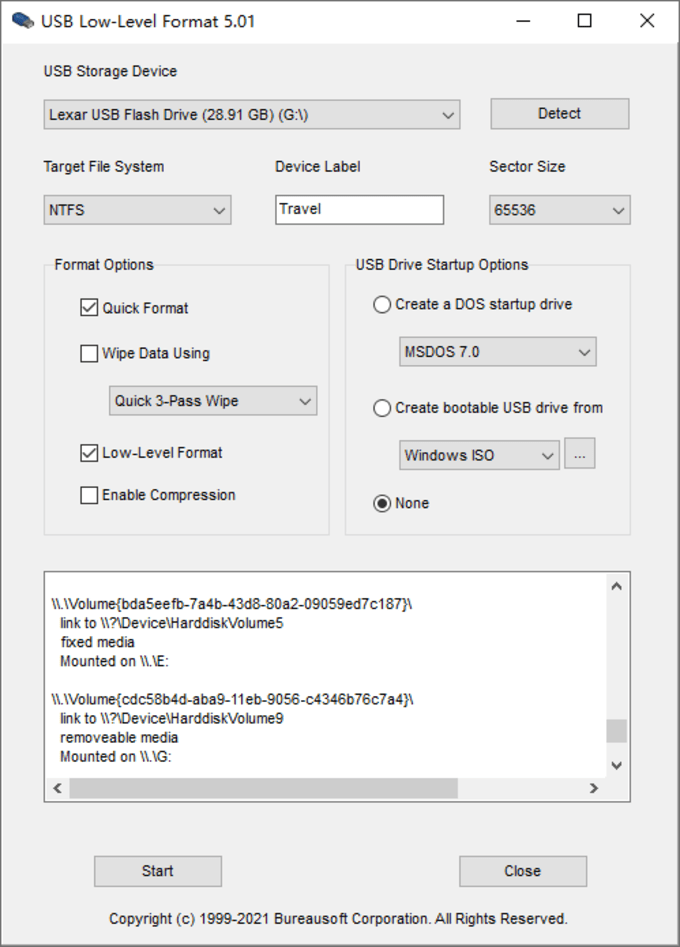 Hick Bortset At passe Download USB Low-Level Format 5.01 for Windows - Filehippo.com