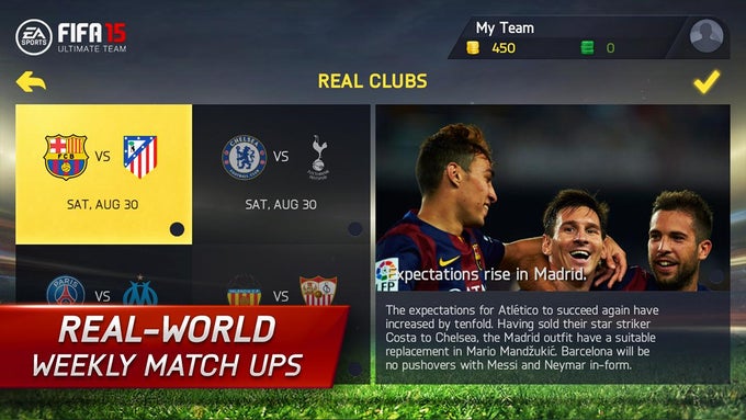 FIFA 15 'FIFA Ultimate Team' web app launch delayed - Softonic