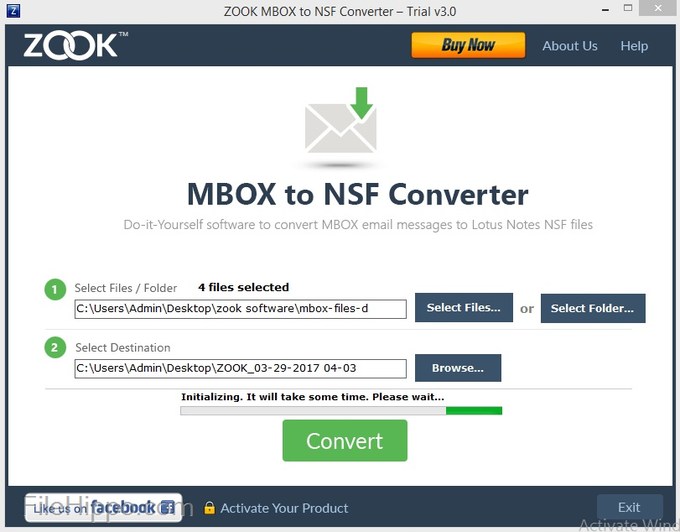 Windows用のzook Mbox To Nsf Converter 3 0をダウンロード Filehippo Com