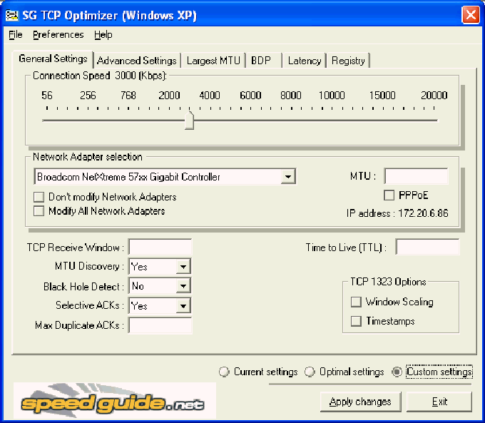 Optimize Your Internet Connection for Gaming With TCP Optimizer