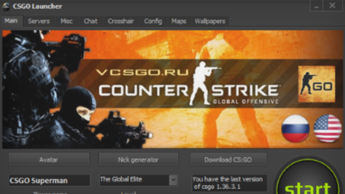 Download Counter Strike Global Offensive Launcher 1.35 For Windows.