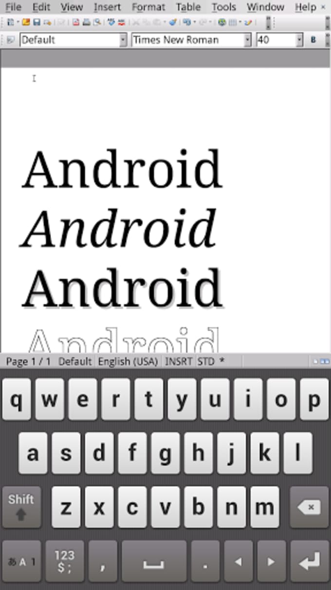 Download AndrOpen Office APK  for Android 