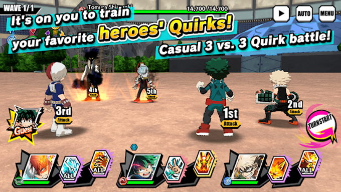 Baixe My Hero Academia: The Strongest Hero Anime RPG no PC com MEmu