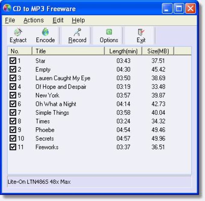 Free CD to MP3 Converter 5.1 Windows - Filehippo.com