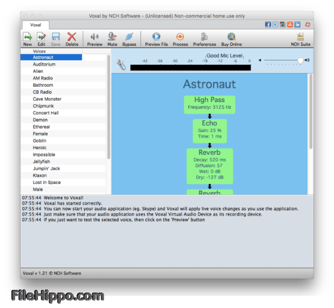 Download Voxal For Mac 1 21 For Mac Filehippo Com