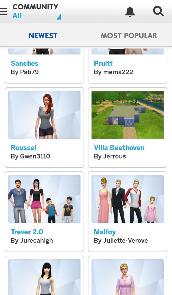 The Sims 4 Gallery Available on iOS and Android - Liquid Sims