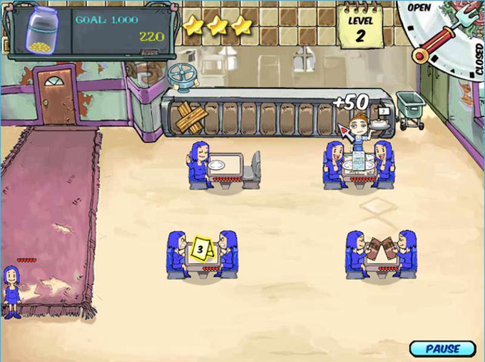 Diner Dash 2: Restaurant Rescue : PlayFirst : Free Download, Borrow, and  Streaming : Internet Archive