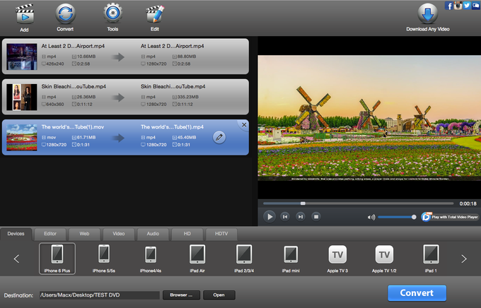 Mac用のtotal Video Converter For Mac 4 2 1をダウンロード Filehippo Com