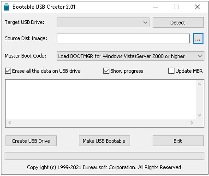 usb boot disk creator