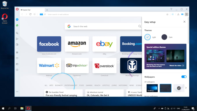Opera Browser for Windows 89.0.4447.91