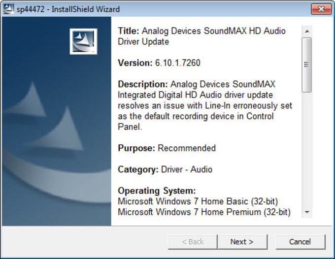 Adi soundmax ac97 audio driver windows xp free download ac box combo windows 10 download