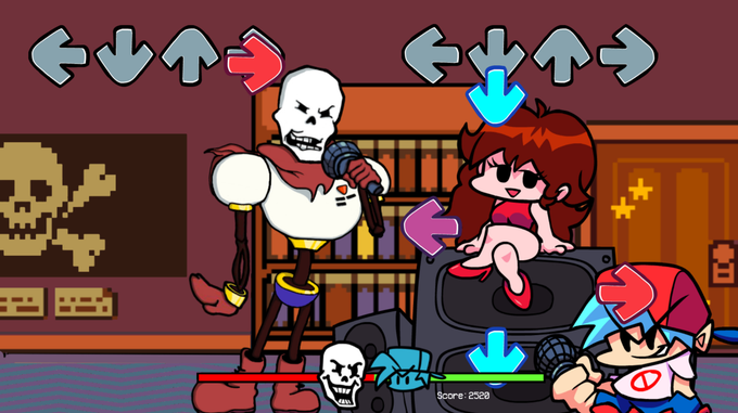 vs_papyrus battle (mod anty sans)1.2.1 [Friday Night Funkin'] [Mods]