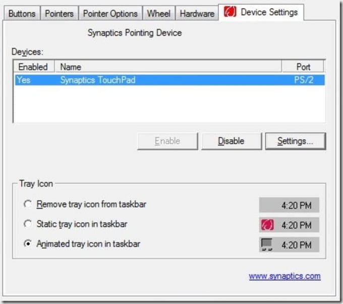 Download Synaptics Touchpad Driver 64 bits .59 for Windows -  