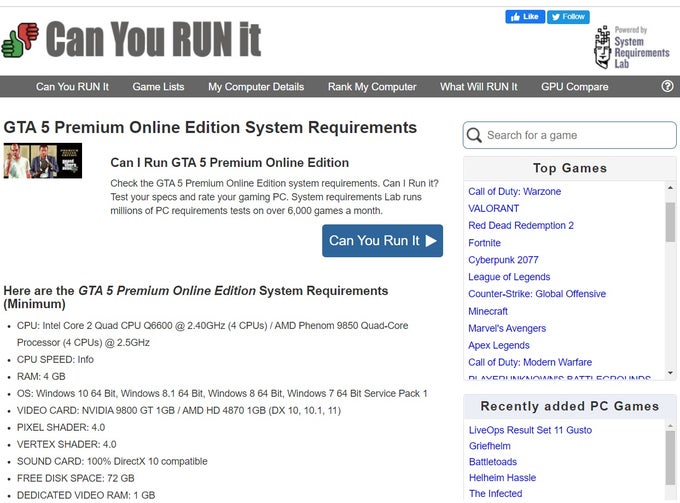 Can You RUN it - Será que dá para instalar no meu computador o jogo que eu  quero?