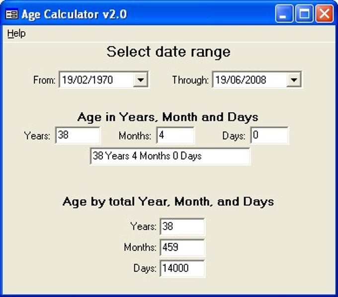 Age calculator deals online