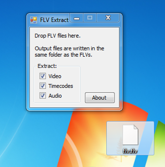 Image 1 pour FLV Extract