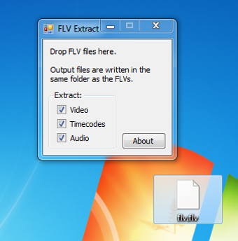 Imagen 1 para FLV Extract