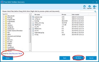 Free RAW Partition Recove…の画像1