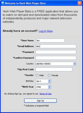 Bild 2 für Veoh Web Player