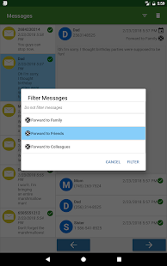 Immagine 3 per Message Forwarder - SMS M…