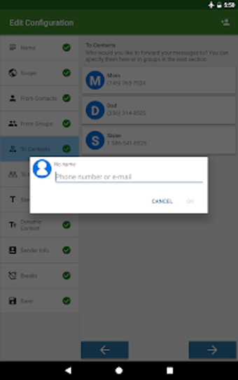 Immagine 4 per Message Forwarder - SMS M…