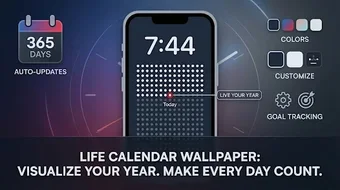 Bild 0 für Year  Life Calendar Wallp…